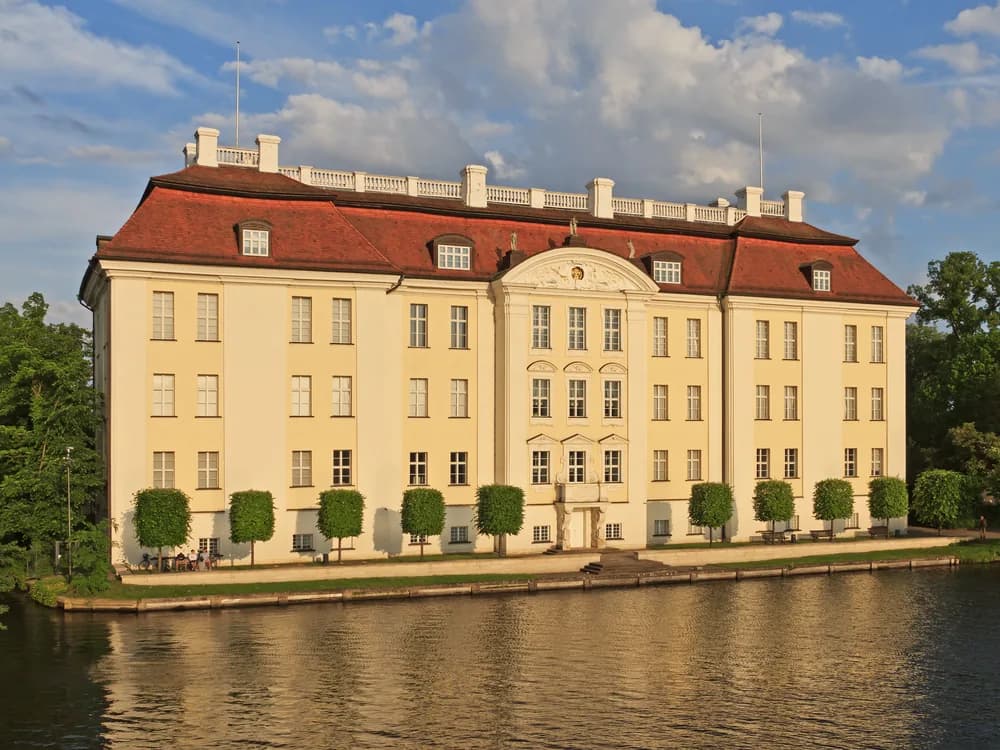 The Dutch Baroque Palace of Köpenick on its island at the confluence of the Spree and Dahme rivers, Berlin