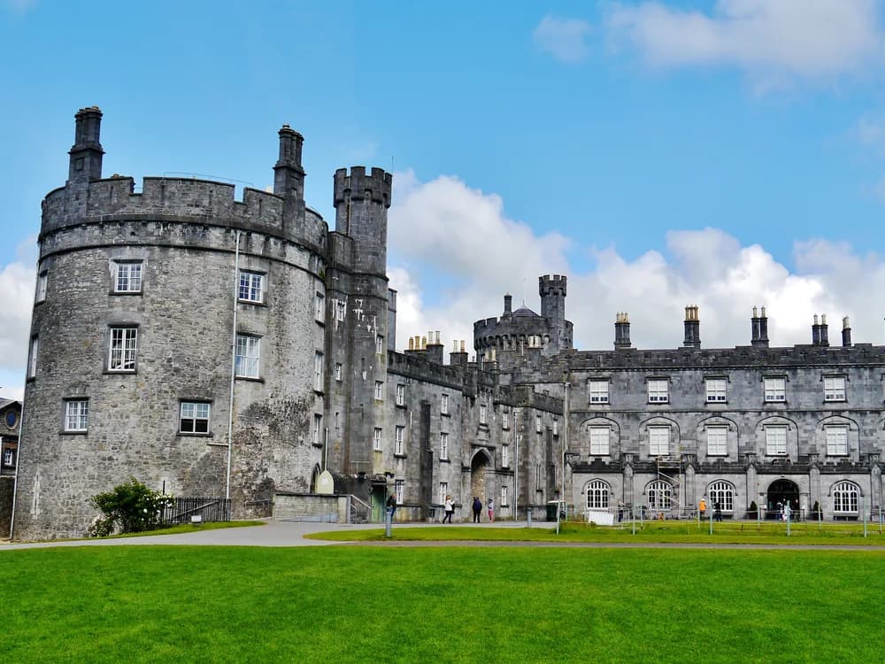 Kilkenny Castle reflected in the River Nore, Ireland